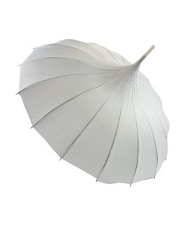 Boutique Classic Pagoda Umbrella in White