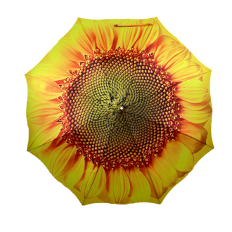 StormKing Floral Sunflower Classic Stick Umbrella