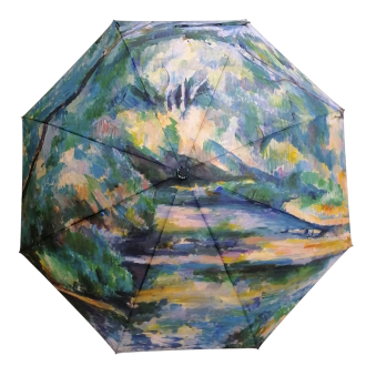 StormKing Folding Art Umbrella Cezanne The Brook