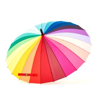 Everyday Rainbow Umbrella with 24 ribs (88cm dia) Reg.