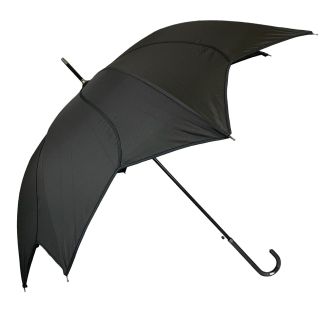 Everyday Swirl Stick Umbrella Black with black