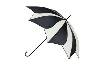 Everyday Swirl Stick Umbrella Black/Cream
