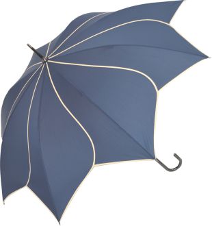Everyday Swirl Stick Umbrella Navy