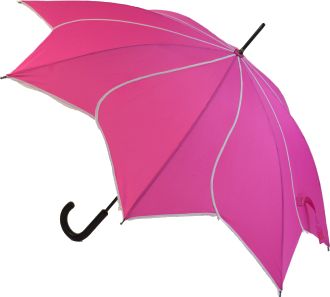 Everyday Swirl Stick Umbrella Pink