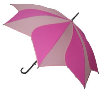 Everyday Swirl Stick Umbrella Pink/ Dark Pink